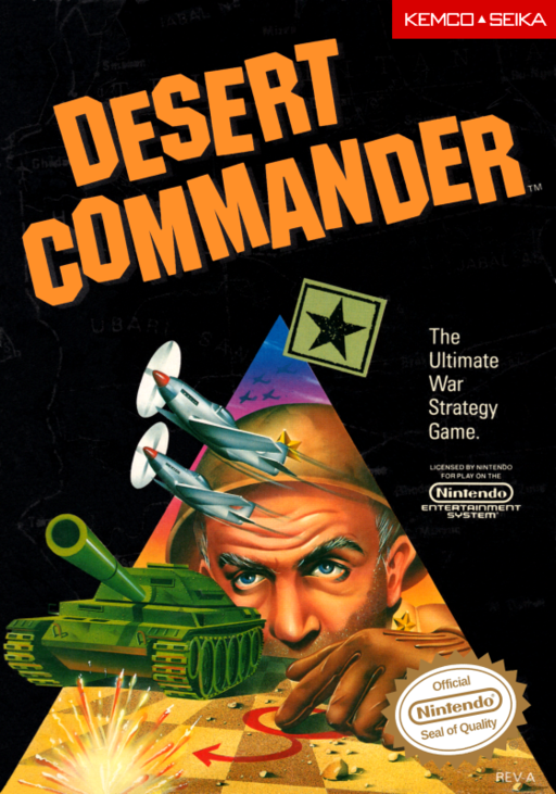 Desert Commander (USA) box art